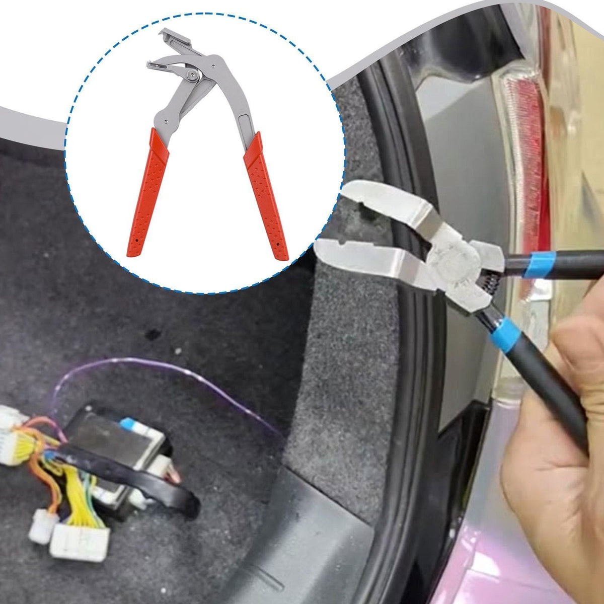 Car Clip Pliers Hand Tool Trim Removal Tool for Clips Fasteners Buckles
