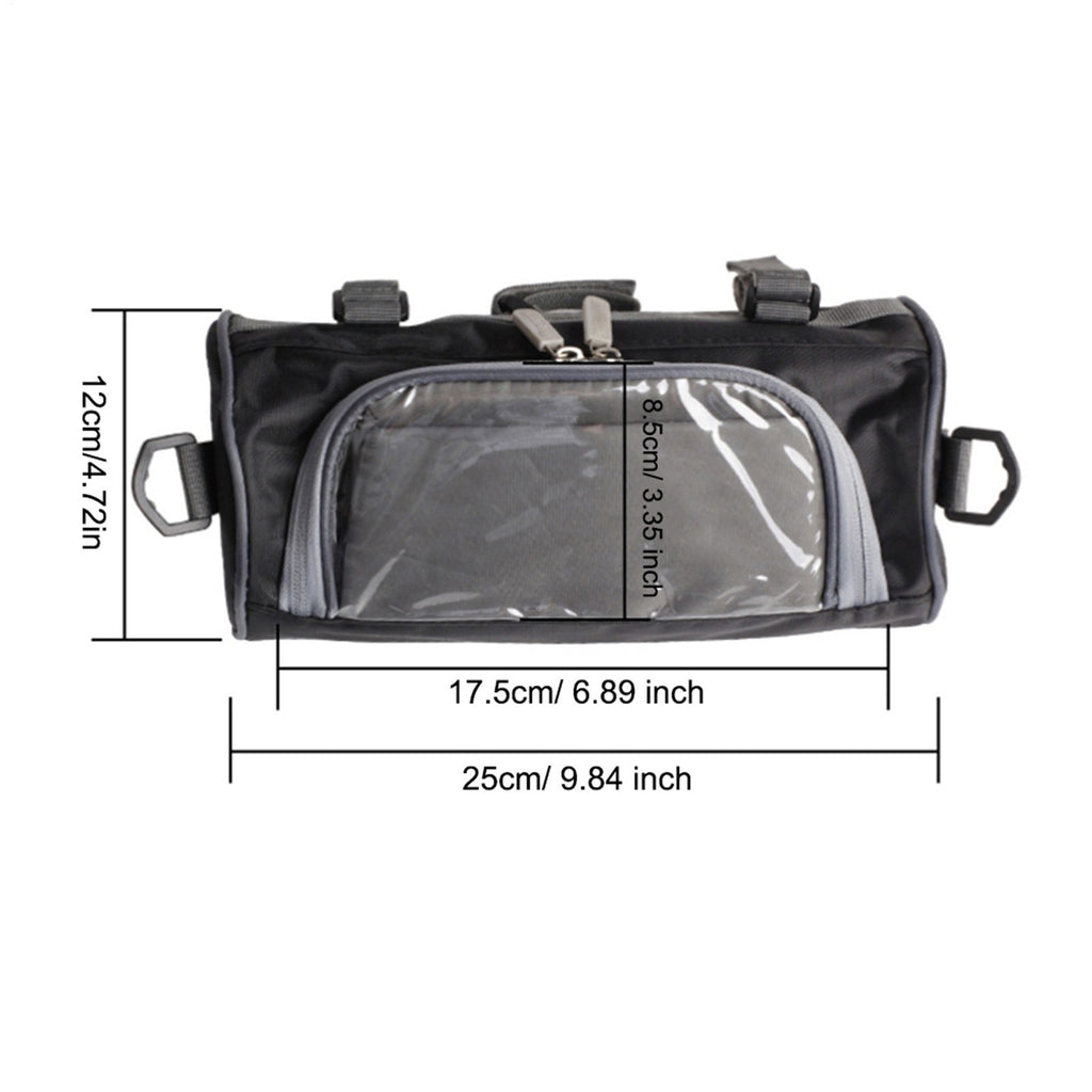 NEW Durable Motorcycle Front Bag Motorcycle Handlebar Bag Removable Waterproof