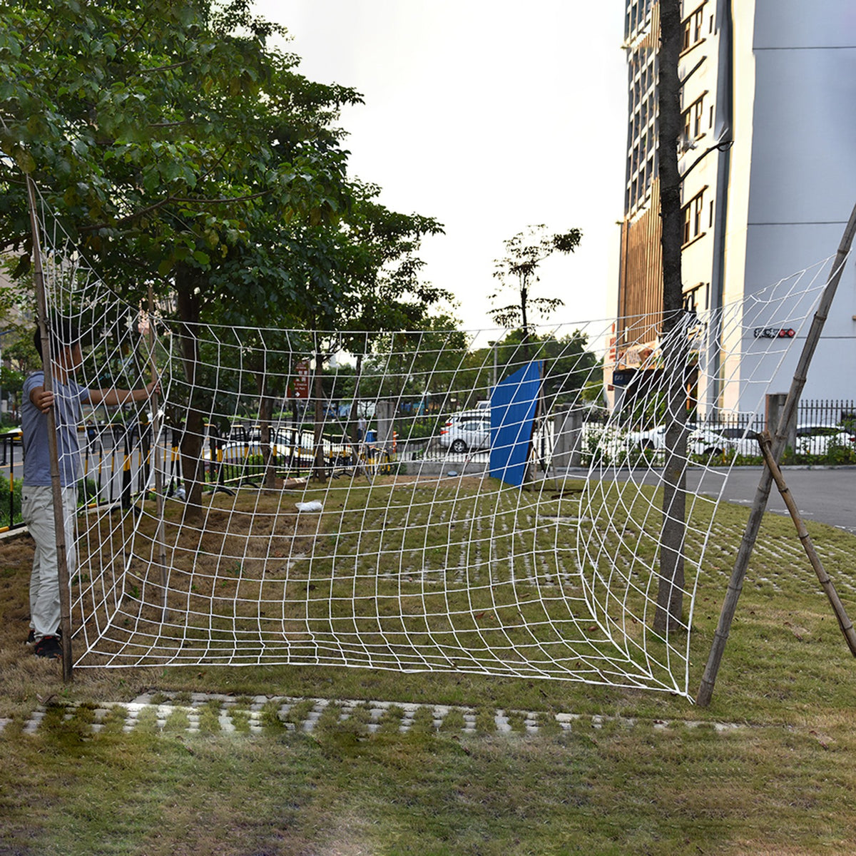 8 X 4ft Football Goal Netting Soccer Post Durable Net Equipment Accessory