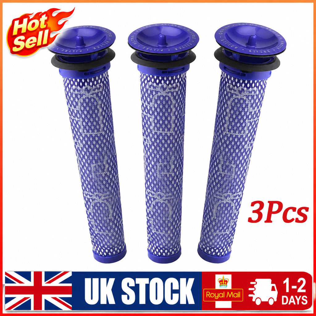 3xFor Dyson V6 V7 V8 DC58 DC59 Washable Pre Motor Filter Animal Vacuum UK Seller