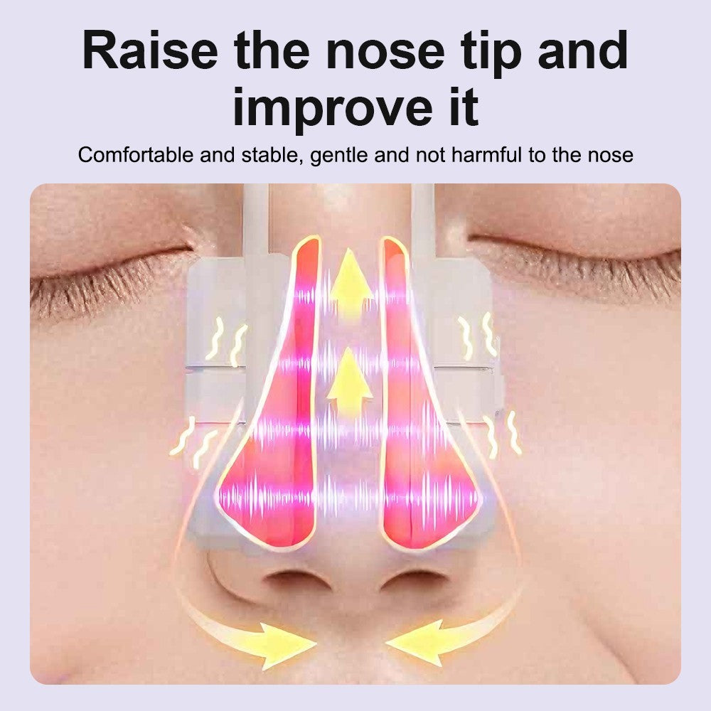 Easy-Use Electric E-M-S Nose Shaper: Patented Silicone Clip for Daily Nose Care