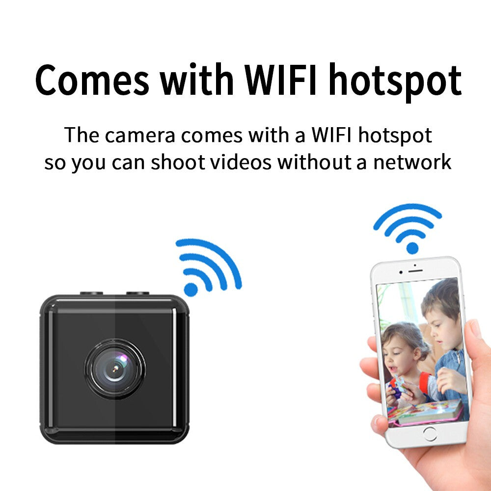 WiFi 4K Mini IP Camera 1080P HD Night Vision Wireless Home Security Cam