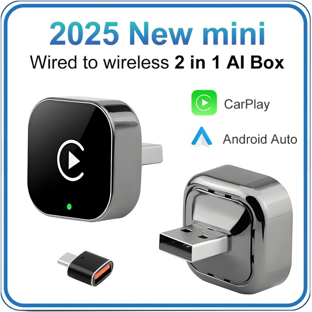 2025 USB Wireless CarPlay Adapter For iPhone Apple Wireless Dongle Plug ＆Play-UK
