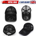 New2026 Solar Rechargeable Peak Cap USB & Solar Powered Fan Hat Baseball Cap