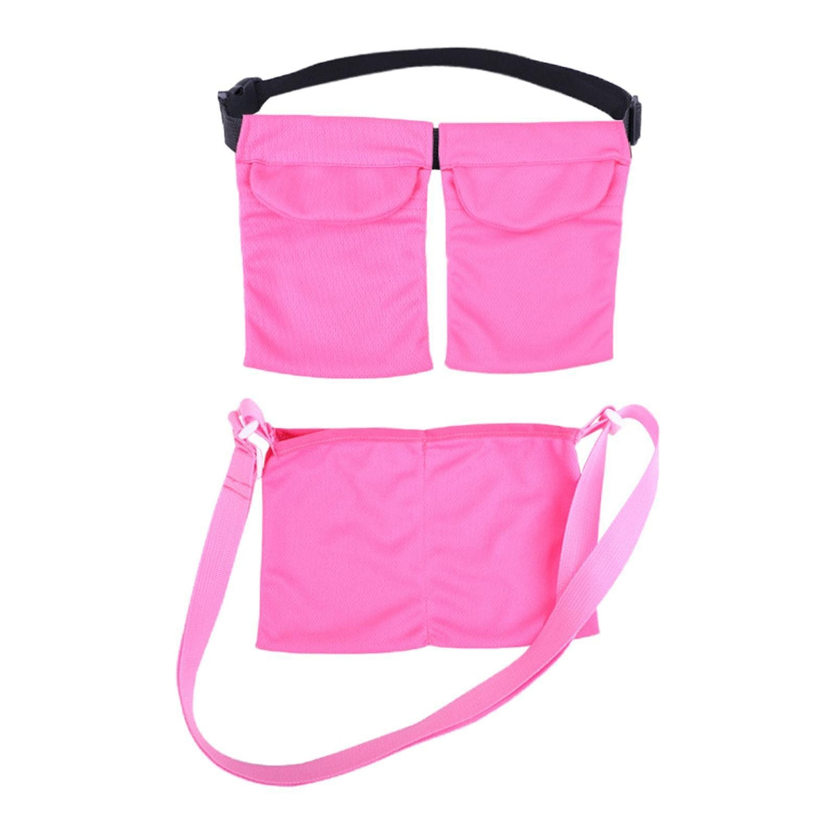 2x soft Drainage Bag Pouch 2 Pockets Support Showering Bag