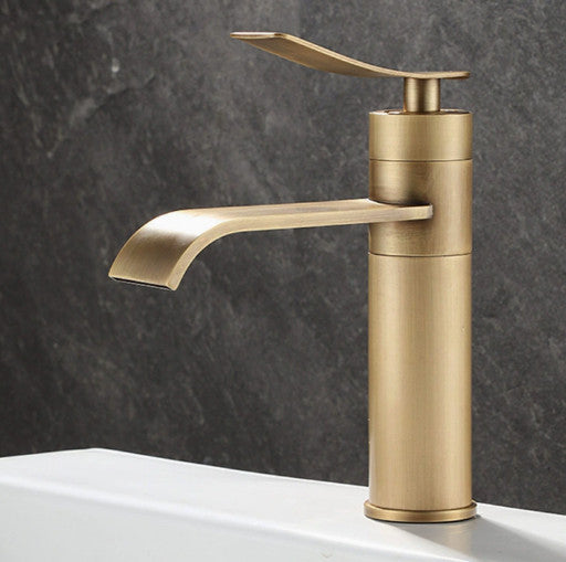 Modern Bathroom Single Lever Hole Basin Faucet Swivel Waterfall Sink Mixer Taps*
