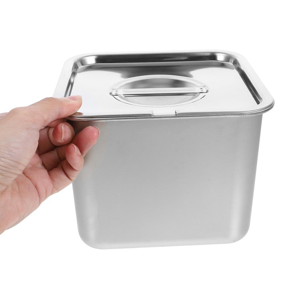 Stainless Steel Ice Cream Storage Container For Homemade Yogurt And Desserts