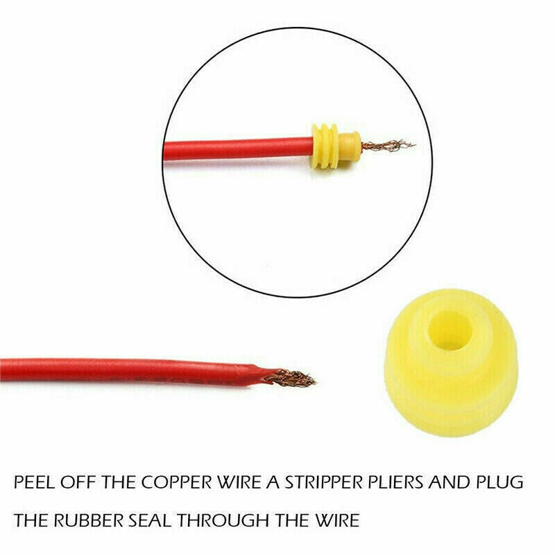 352Pcs 12V Electrical Wire Connector Plug Terminal Kit 1/2/3/4 Pin Waterproof