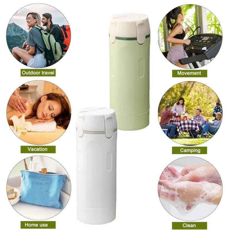 Portable 30ML Travel Toiletry Bottles 4 Pack 4 In 1 Dispenser Container