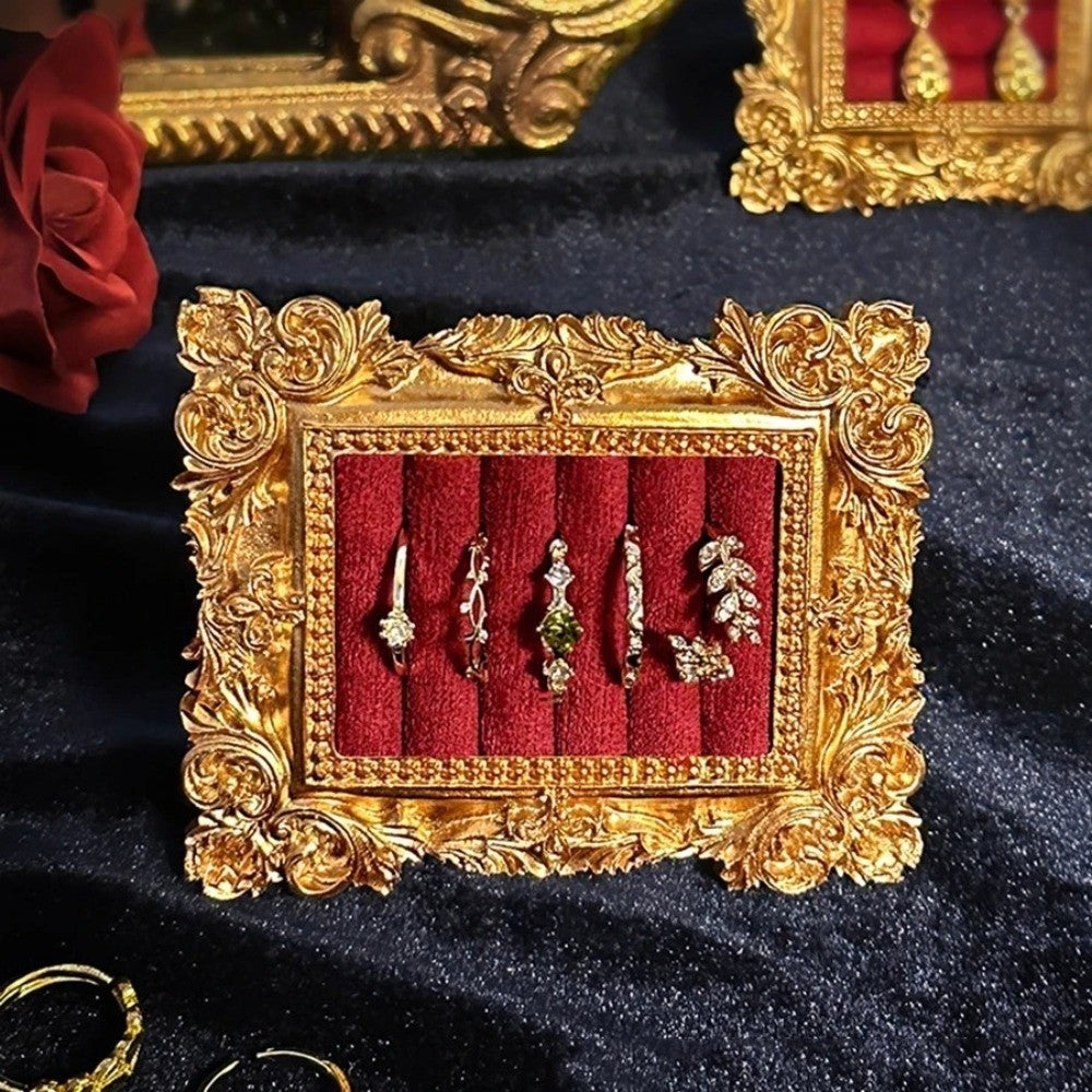 Photo Frame Ring Jewelry Tray  Photography Display Item Prop