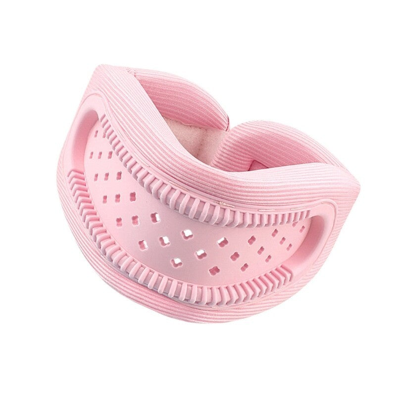 Neck Support Adjustable Neck Brace Breathable Hollow Neck Support for Man Woman