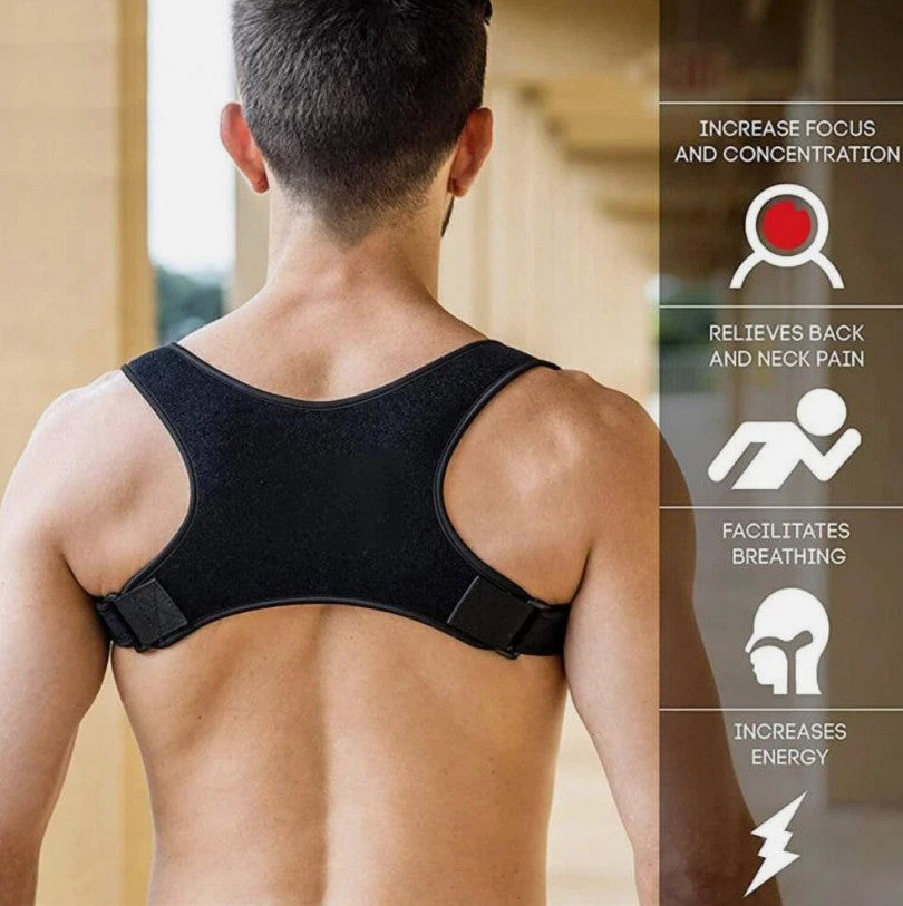 Posture Corrector Shoulder Support Belt Body Brace Belt Lumbar Adjustable Strap