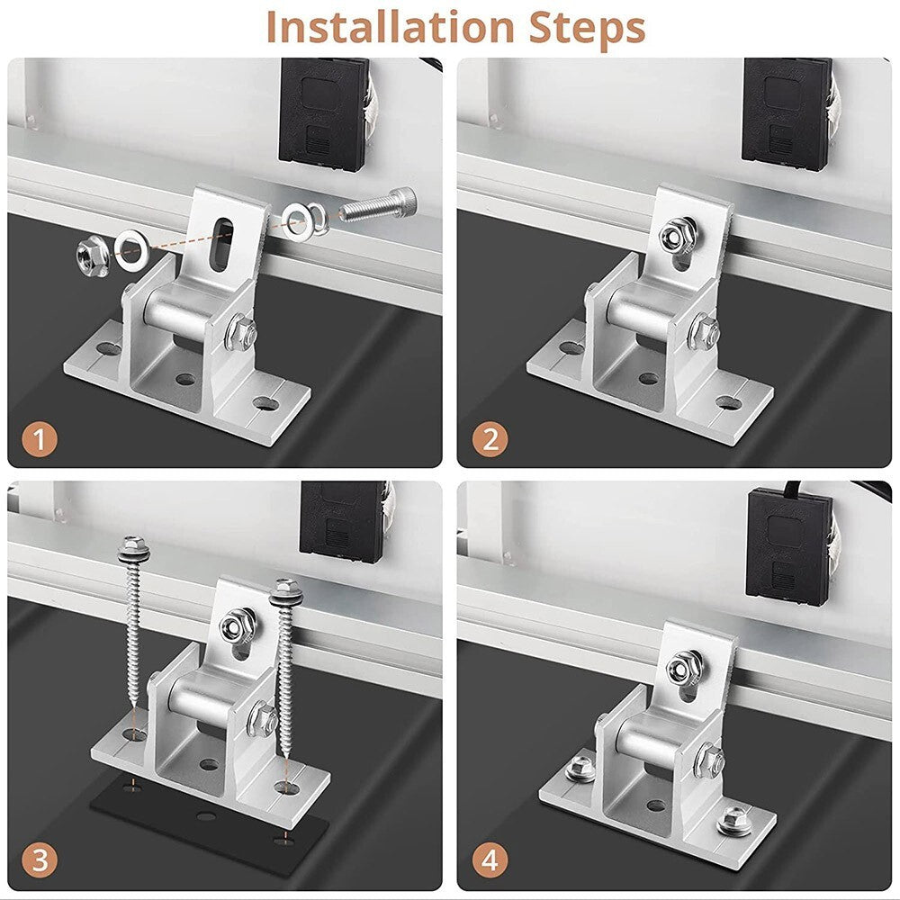 Solar Panel Mounting Brackets Adjustable Angle Solar Panel Tilt Mount Bracket