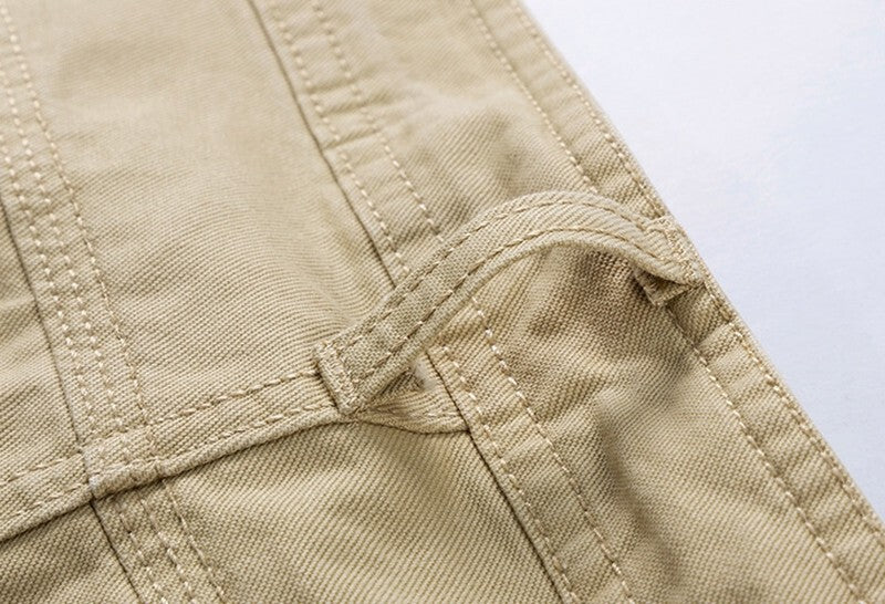 Men Stretch Chino Shorts Cotton Summer Half Pant Casual Cargo Combat Golf Shorts