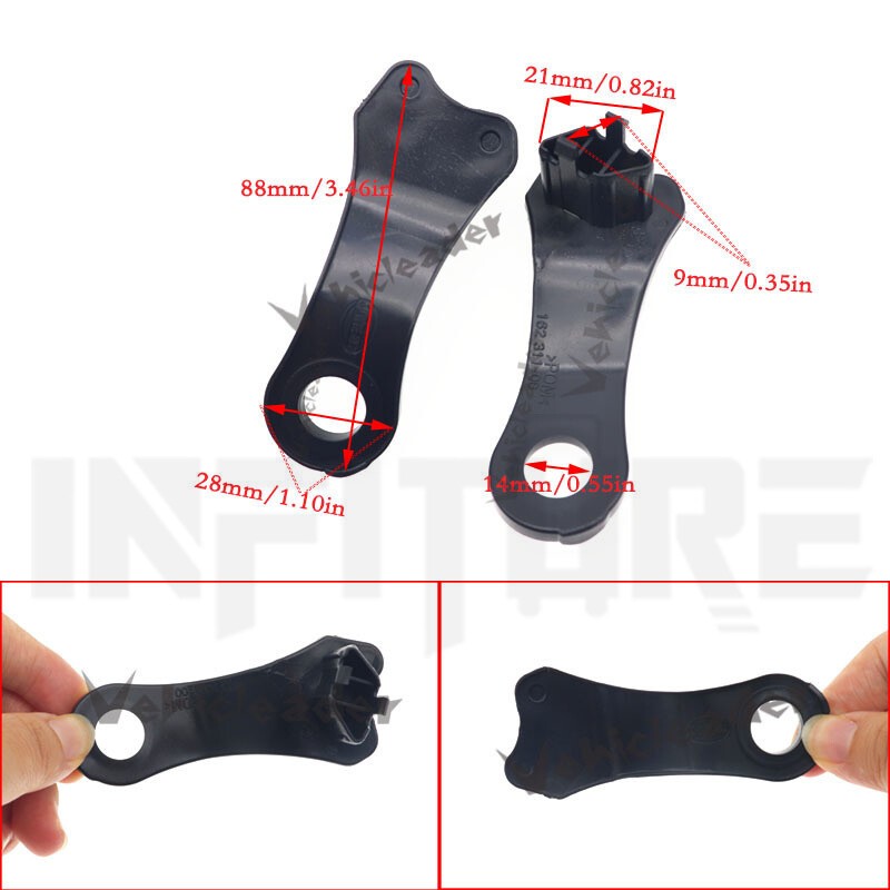 Front Headlight Headlamp Repair Kit Bracket Fixed Clip Fit For BMW 5 E60 E61