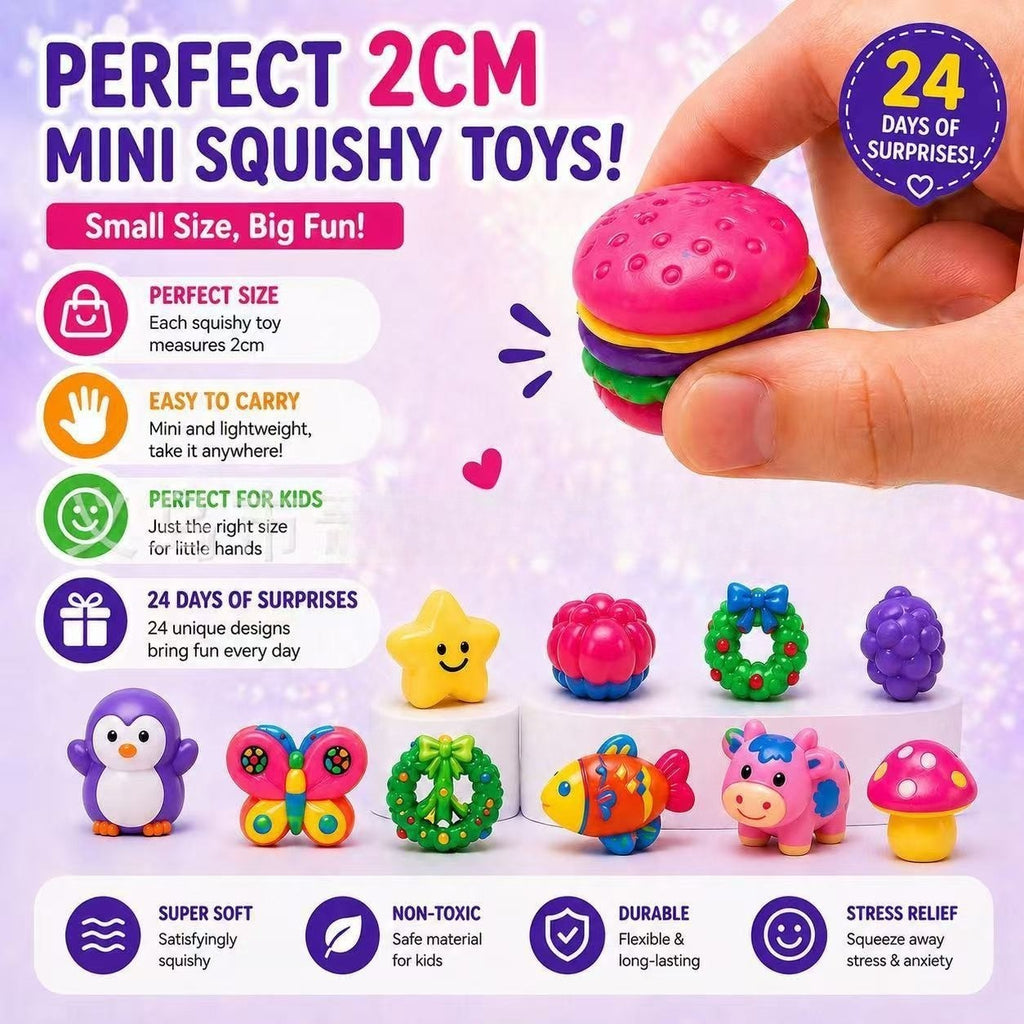 Hot Needoh Advent Calendar Gift For Children 24 Days of Surprises