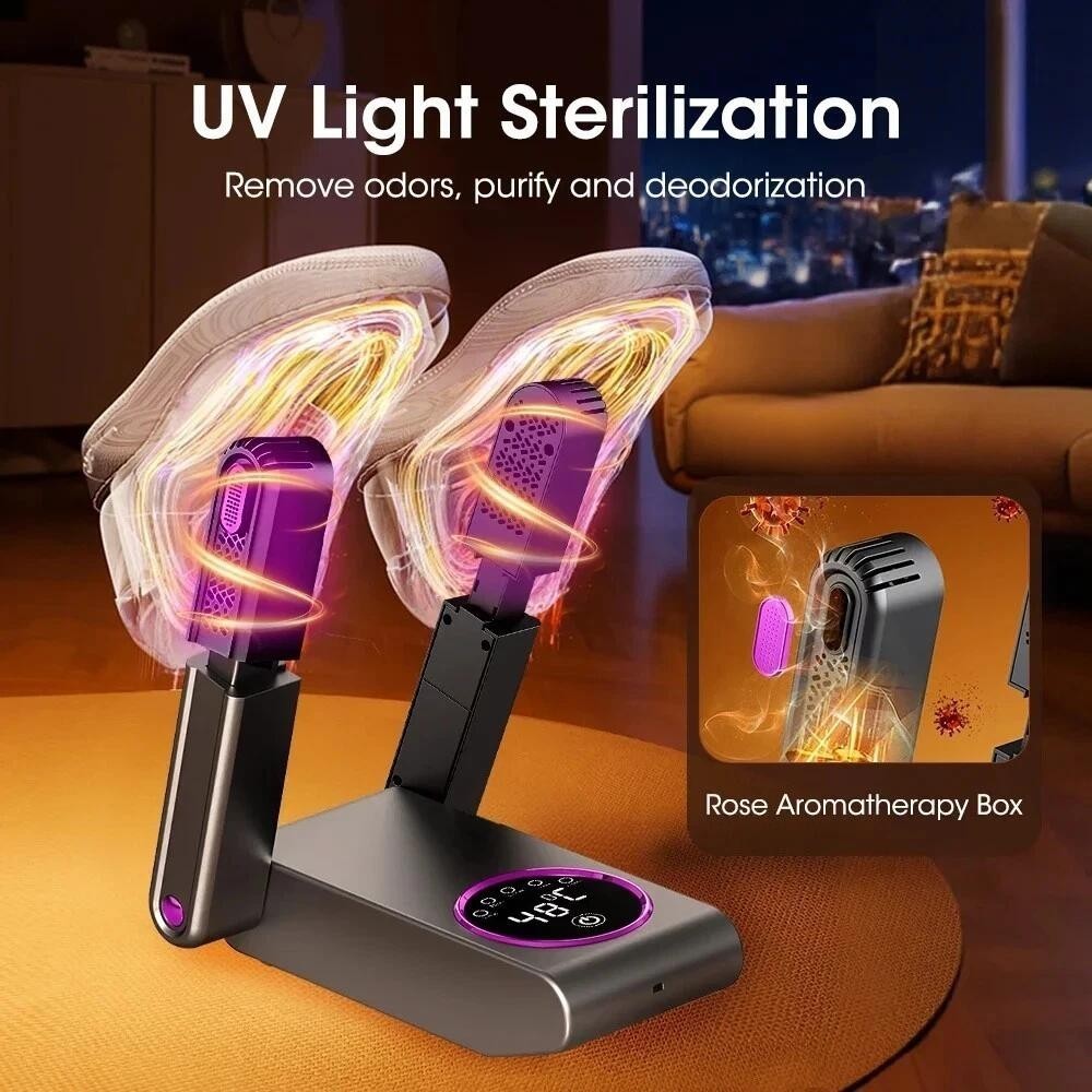 Electric Shoe Boot Dryer with UV Sterilization Fast Drying Odour Eliminating