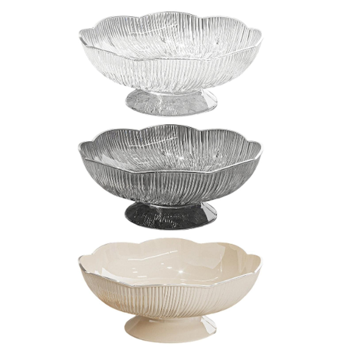 Fruit Bowl Decorative Bowl Table Centerpiece Decorative Dish Multipurpose Fruit