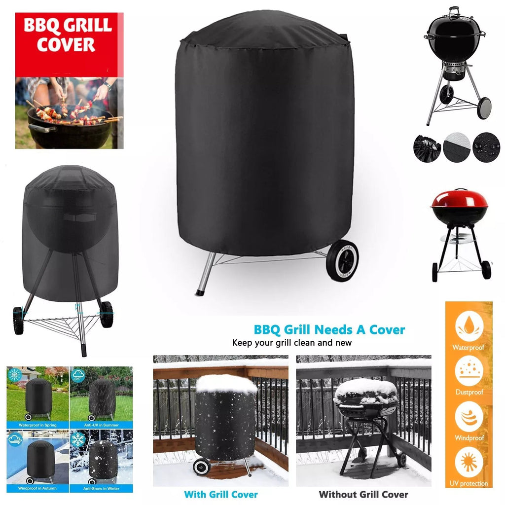 BBQ Cover Waterproof Barbecue Grill Covers Protector Outdoor Large 58x77cm UK