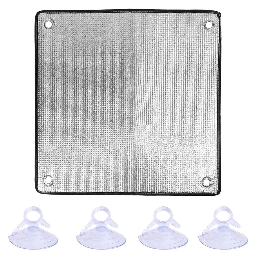 Heat Insulation Aluminum Foil Window Film with Suction Cup for Easy Installation
