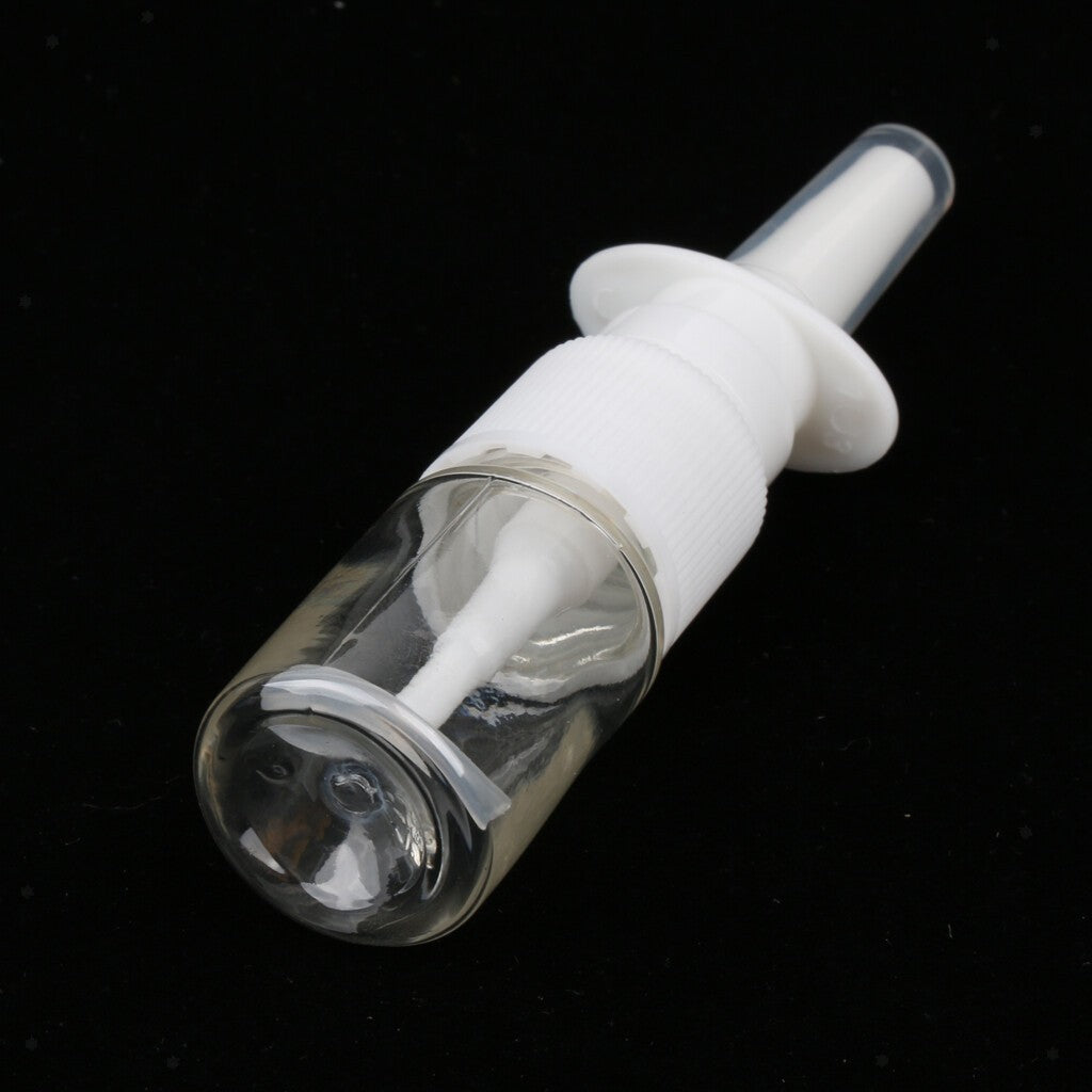 100Pcs 5ml Mini Empty Nasal Spray Bottle Clear Travel Containers for Cosmetic