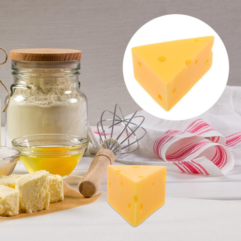 Simulation Cheese Model Fake Cheese Decor Artificial Cheese Ornament