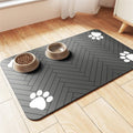Quick Dry Pet Food Bowl Mat Non-Slip Cat Feeder Pad  Pet Supplies