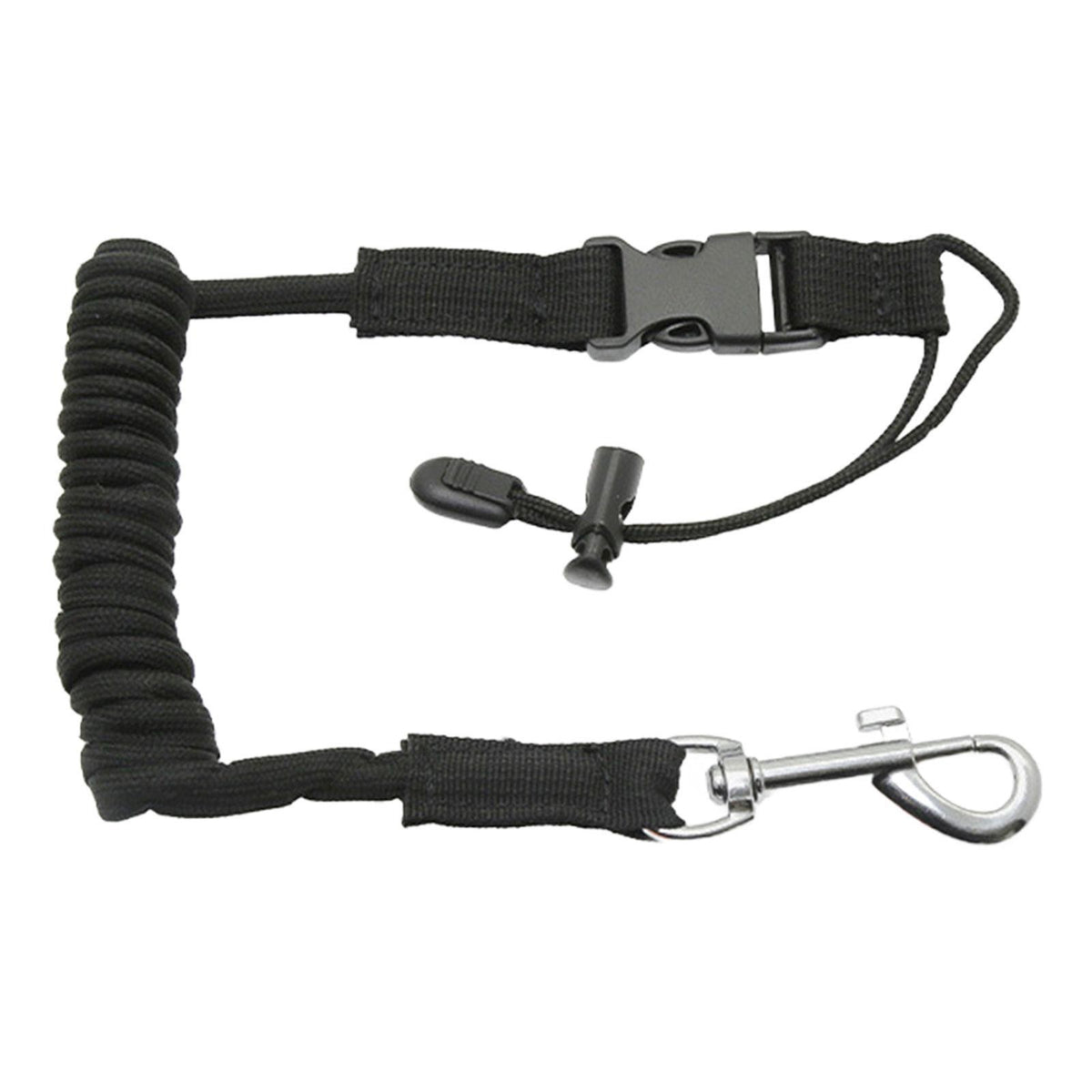 Kayak Paddle Leash Lightweight Fishing Accessories Coiled Lanyard Rope for