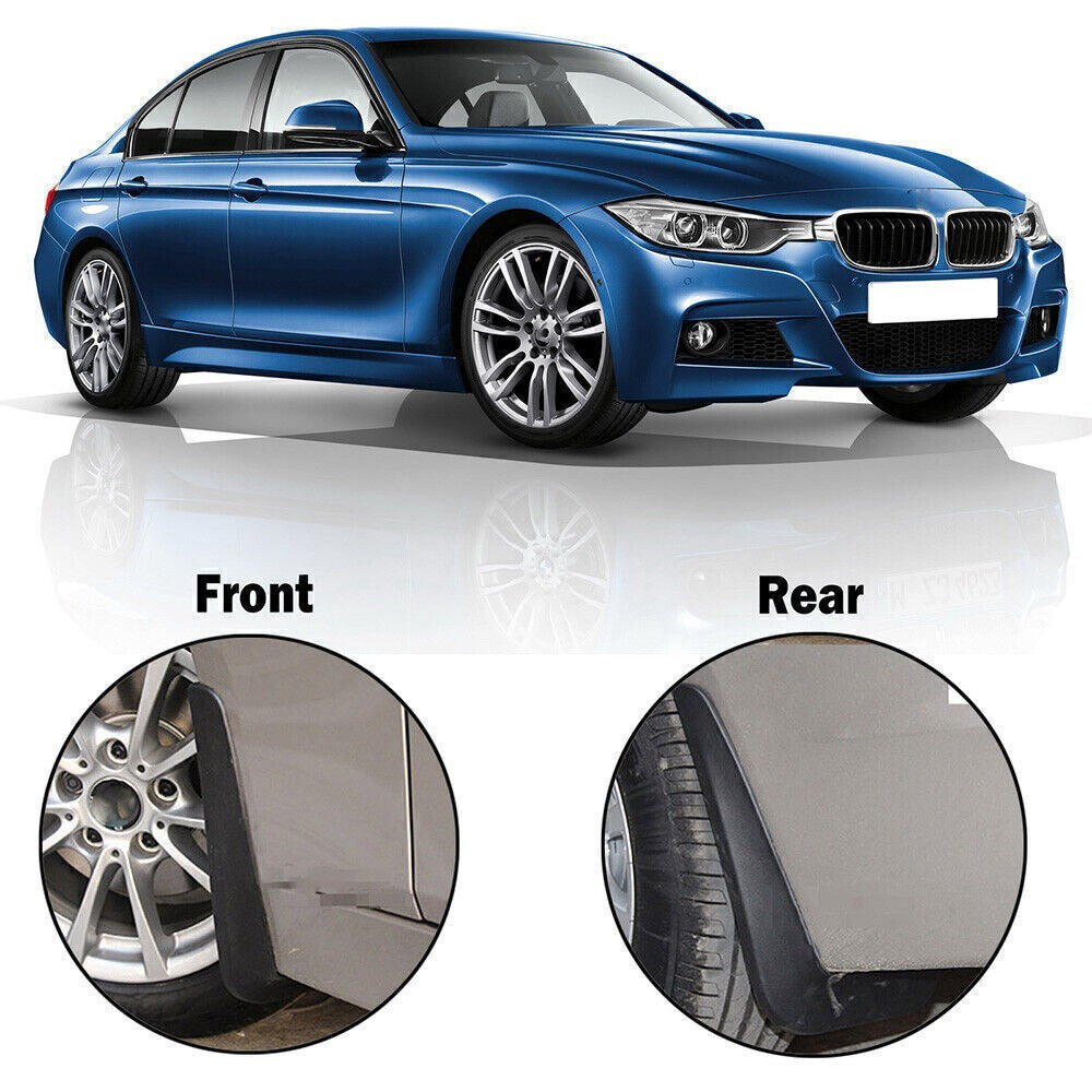 4pc For BMW 3 Series F30 4dr Saloon M3 M Sport Splash Guards Mud Flaps 2012-2019