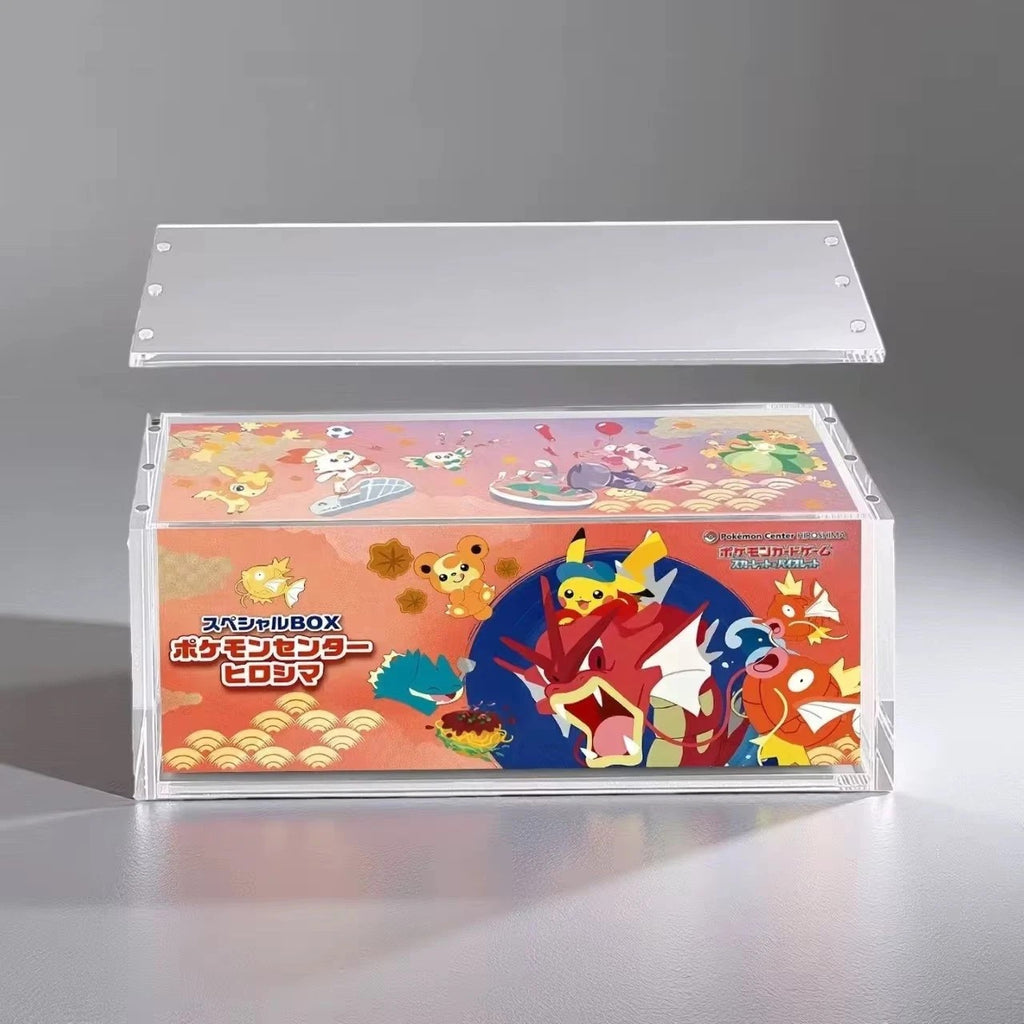 Pokemon Acrylic Case Protector For Hiroshima/Tohoku/Fukuoka Box Storage UK STOCK