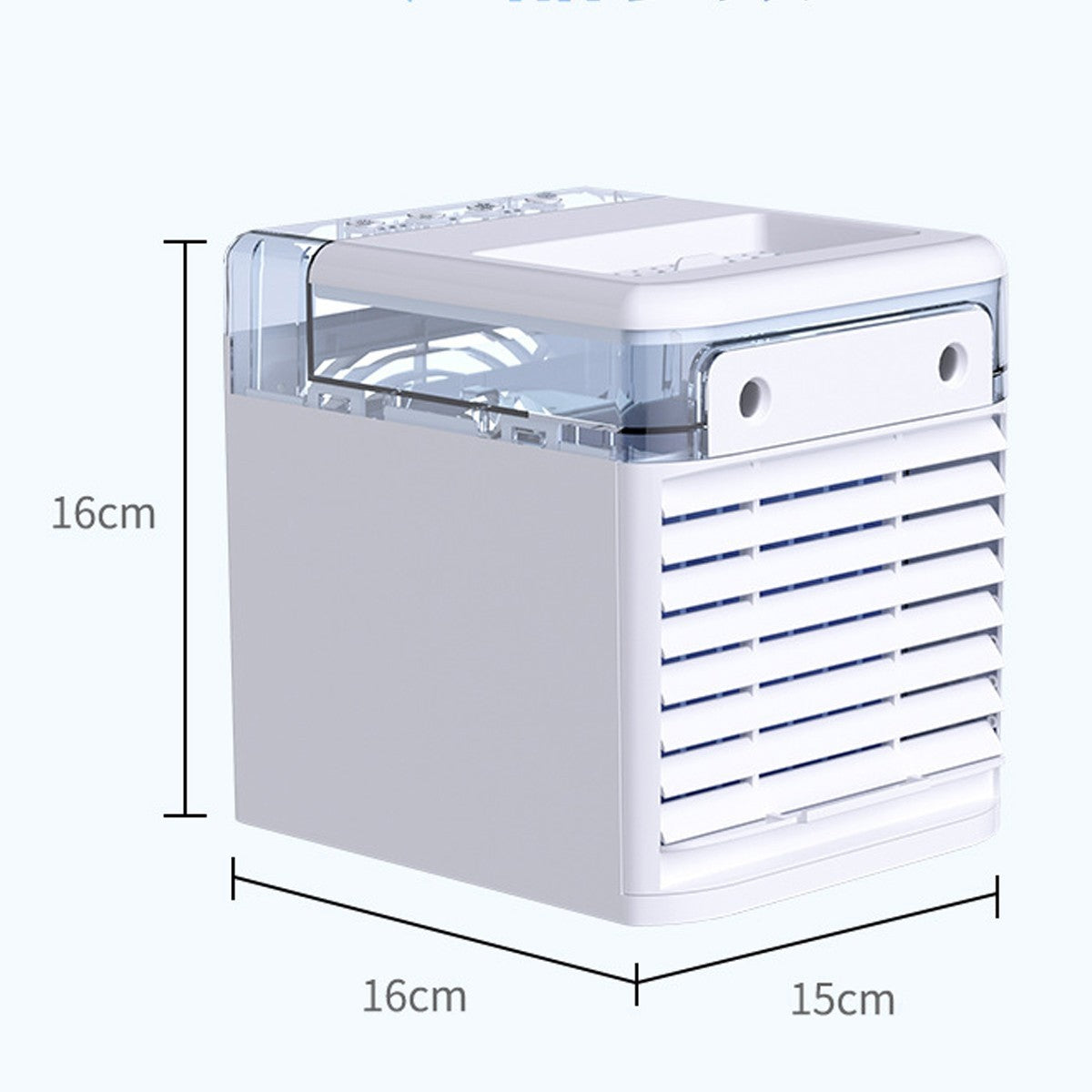 Mini Air Cooler Fan Portable Low Noise Water-Cooled Air Conditioning Unit 500ml