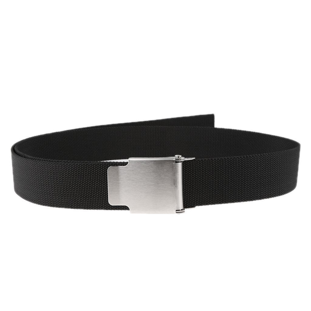 67" Long 2" Webbing Belt Durable Strong Nylon Scuba Diving Weight Belt Black