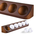 Wooden Golf Ball Display Case 6 Grids Can Wall Mount Golf Ball Stand Holder