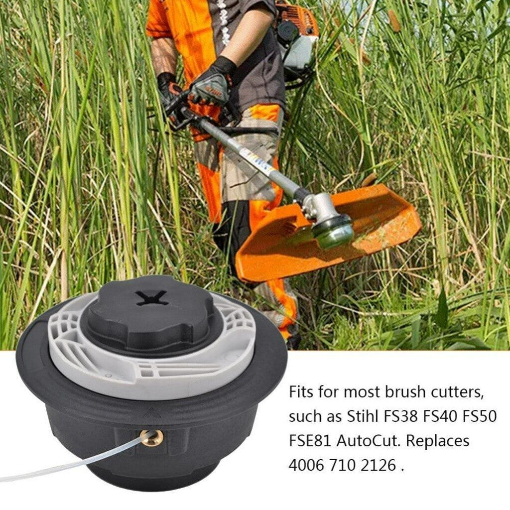 Strimmer Head Fits Stihl AutoCut C6-2 Bump Feed Line FS38 FS40 FS40C FS45 FS46