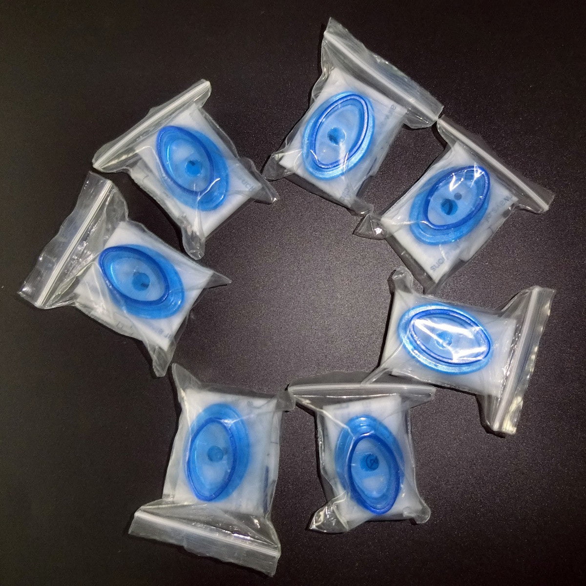 100*Oval Mouthpiece CPR Face Shiled One Way Valve First Aid Training Transparent