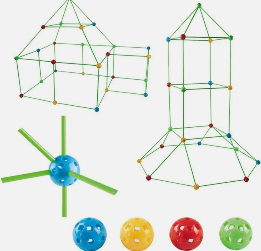 DIY Gift Fort Building Build Your Own Den Kit Present Children Set Tent