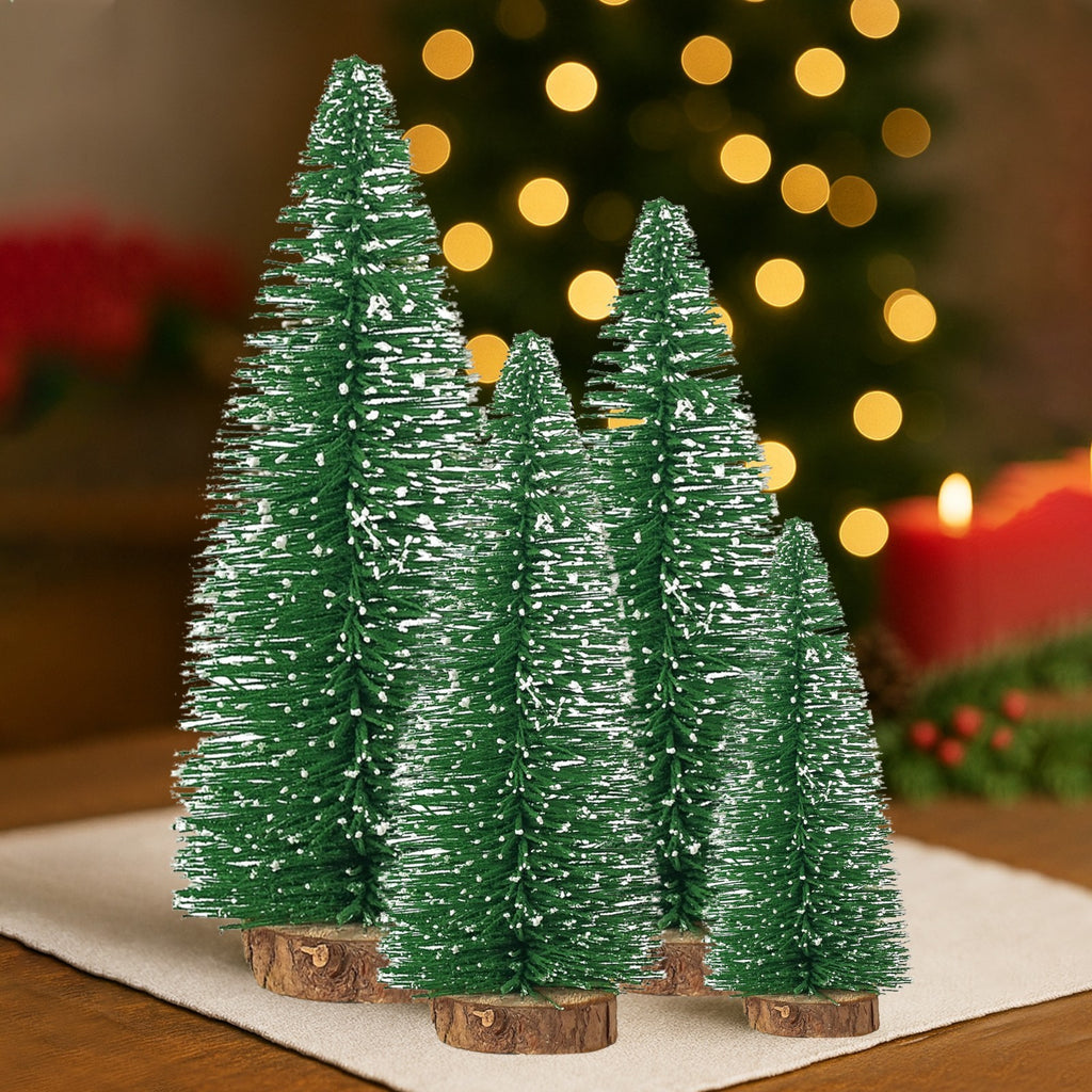 Desktop Decor Mini Christmas Tree Table Top Small Pine Tree Xmas Green for Decor