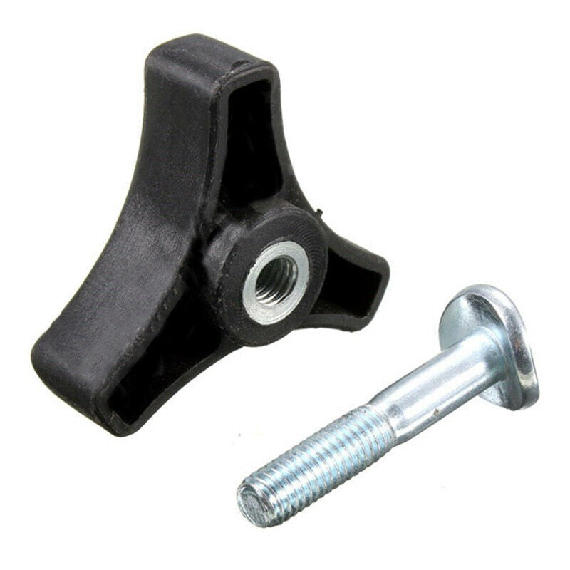 2X For Lawn Mower Machine Triangle Handle Knob Nut Screw Bolt Replacement Parts