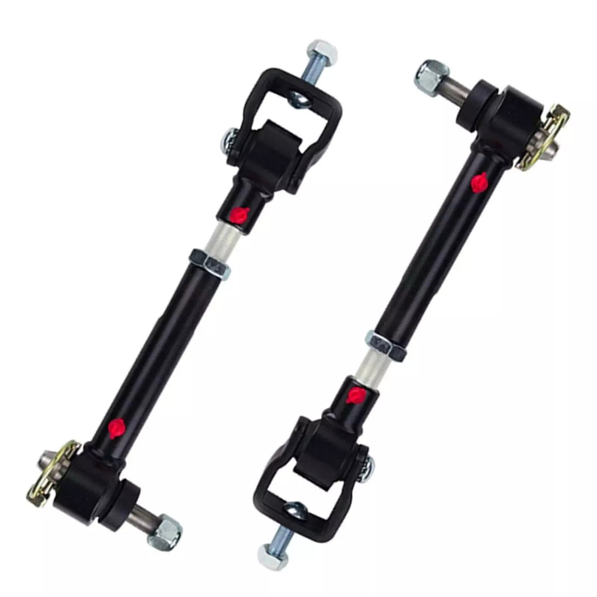 Adjustable Front Sway Bar Quicker Link Disconnects +Bolts for Wrangler 1998-2006