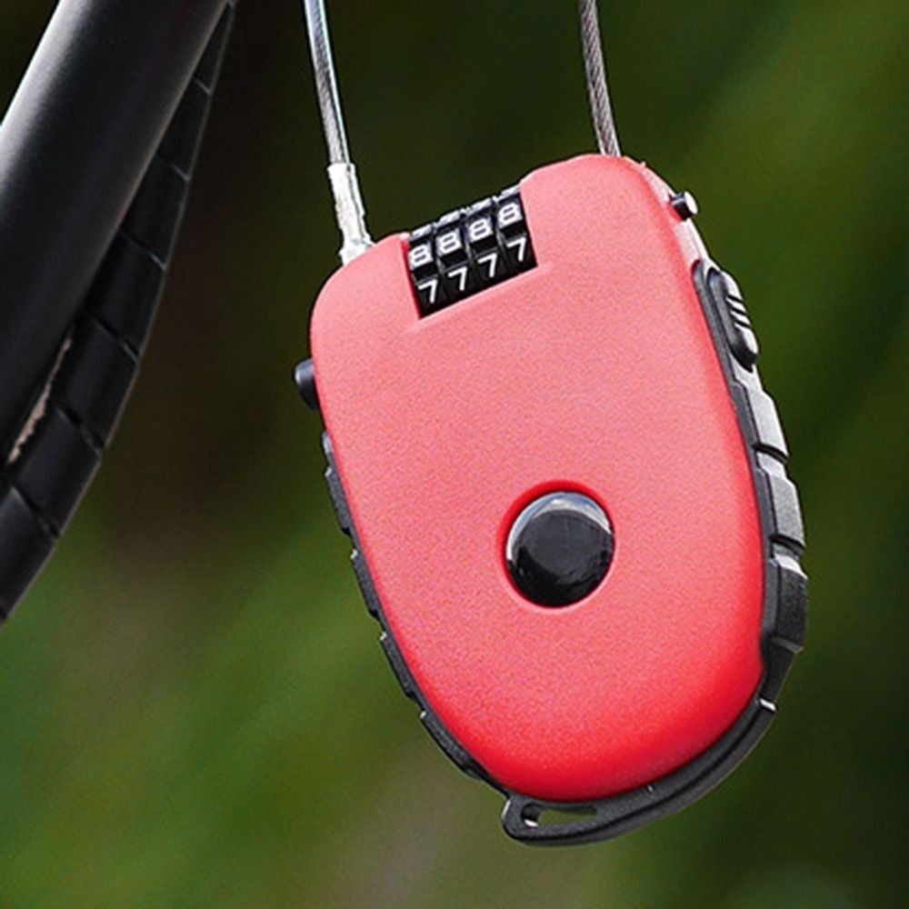 Anti-theft Lock Motorcycle Helmet Lock Resettable Wheel Password Cycling Lock