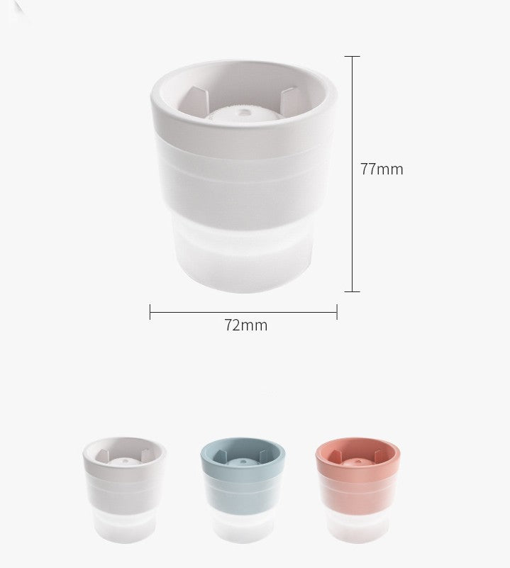 3PCS Chiclify Ice Ball Maker Mold – 2.5" Large Sphere Ice Cube Tray