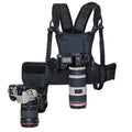 1set Camera Carrying Chest Harness System Vest Quick Strap with Side Holster