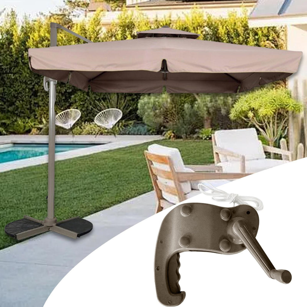 Patio Umbrella Crank Handle Parasol Replace for Courtyard Beach Outdoor