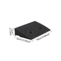 2PCS Robust Curb Ramps for Wheelchairs & Motorcycles - Anti-Slip Design