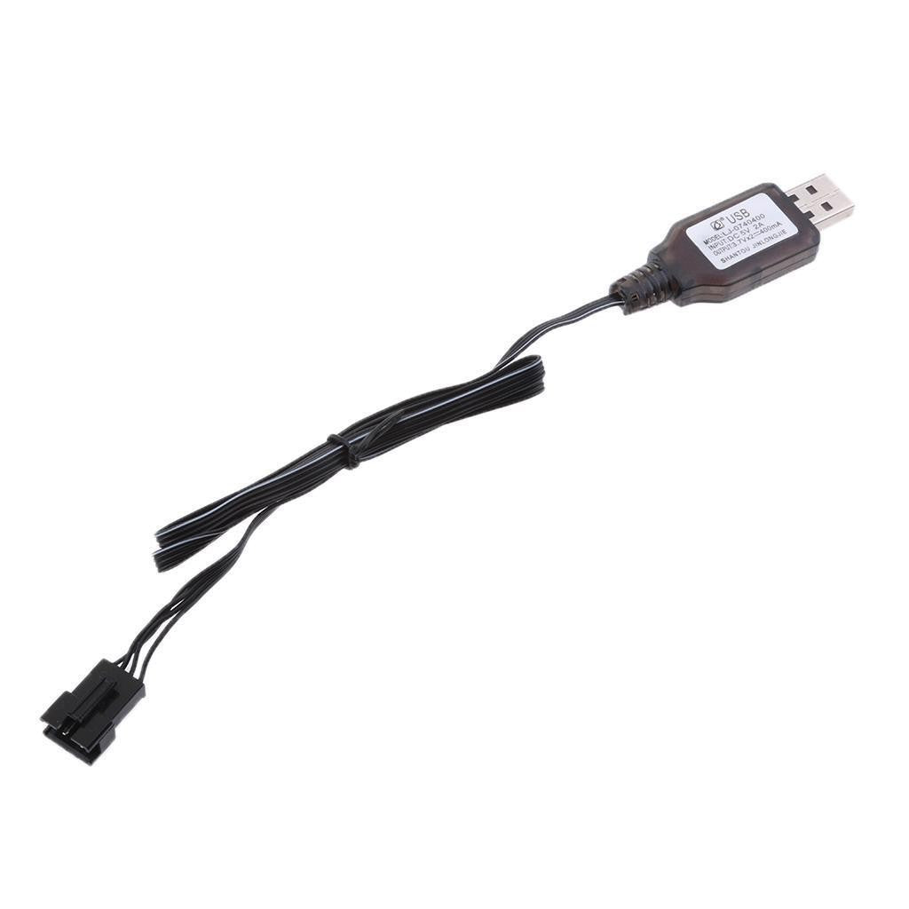 Lovoski 7.4V Batteries Charger Cable SM 4-Pin Female Plug for RC Toys Drone