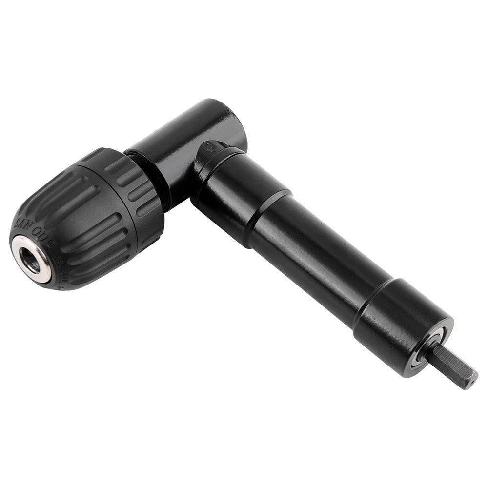 Right Angle 90° Angled Drill Attachment Adapter Metal 0.8mm-10mm 3/8-24UNF Chuck