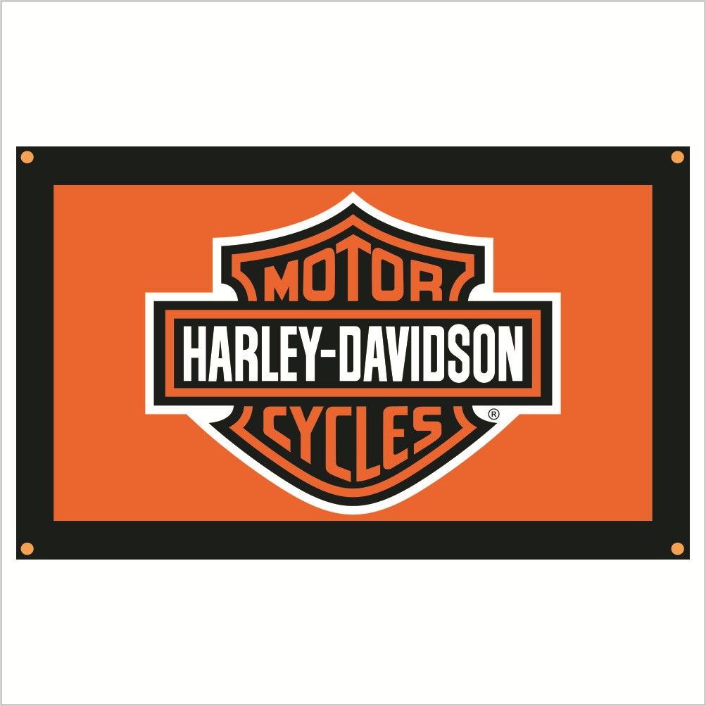 3x5 Ft Harley Davidson Motorcycles Flag Show Garage Banner Man Cave Wall Decor