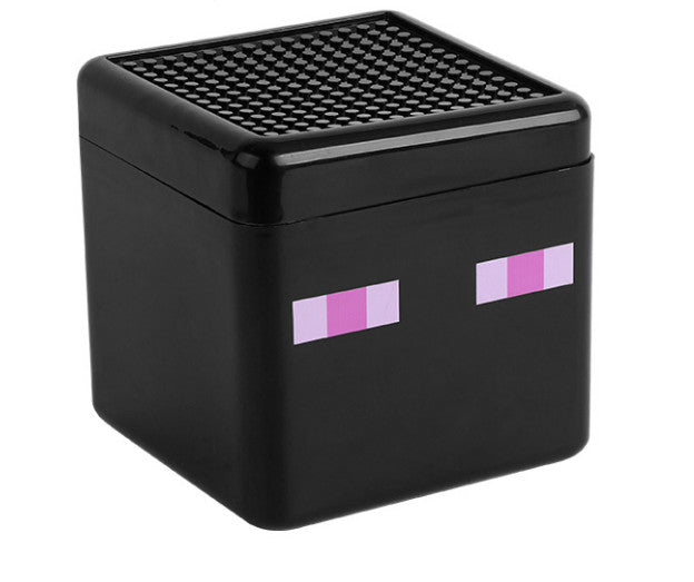 Magnetic Building Blocks Storage Bucket Educational Sensory Toy Block Container
