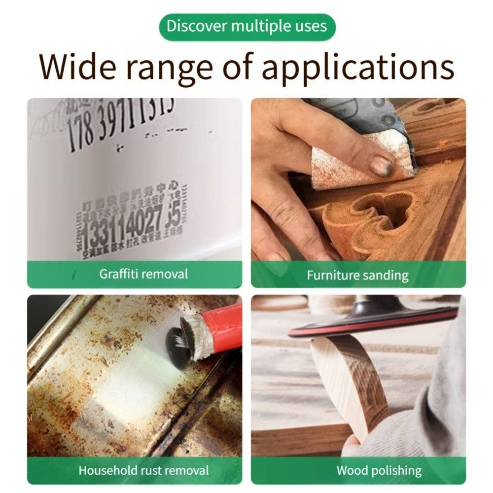 Hard Plastic Sandpaper Blocks Sanding Blocks Set Compact Size For Easy Handling