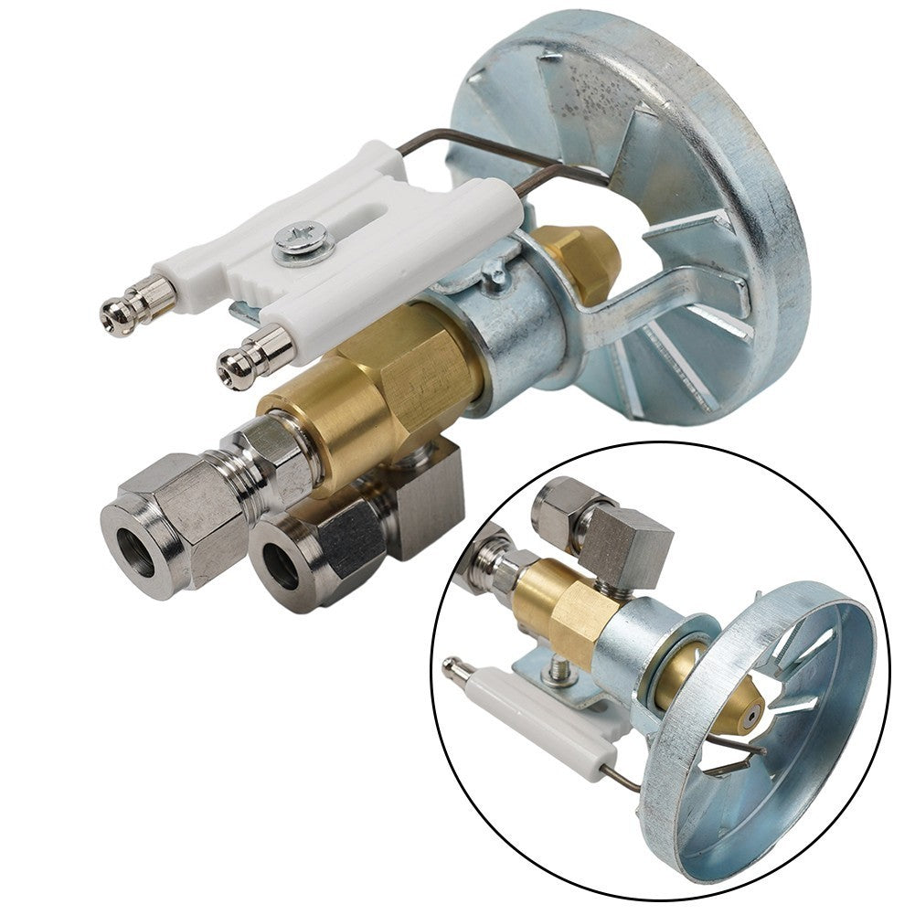 Waste Oil Burner Nozzle Siphon Air Atomizing Spray Nozzle Electrode  0.5-2.0mm.